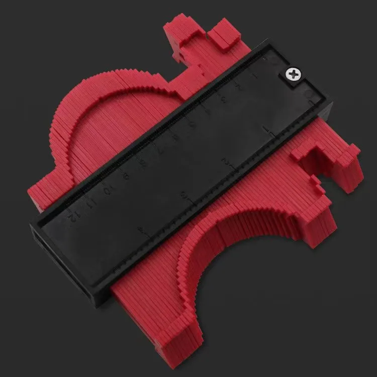 12/25cm Shape Contour Gauge Plastic Profile Contour Copier Measuring Instruments Shape Gauge Duplicator Contour Template Tools