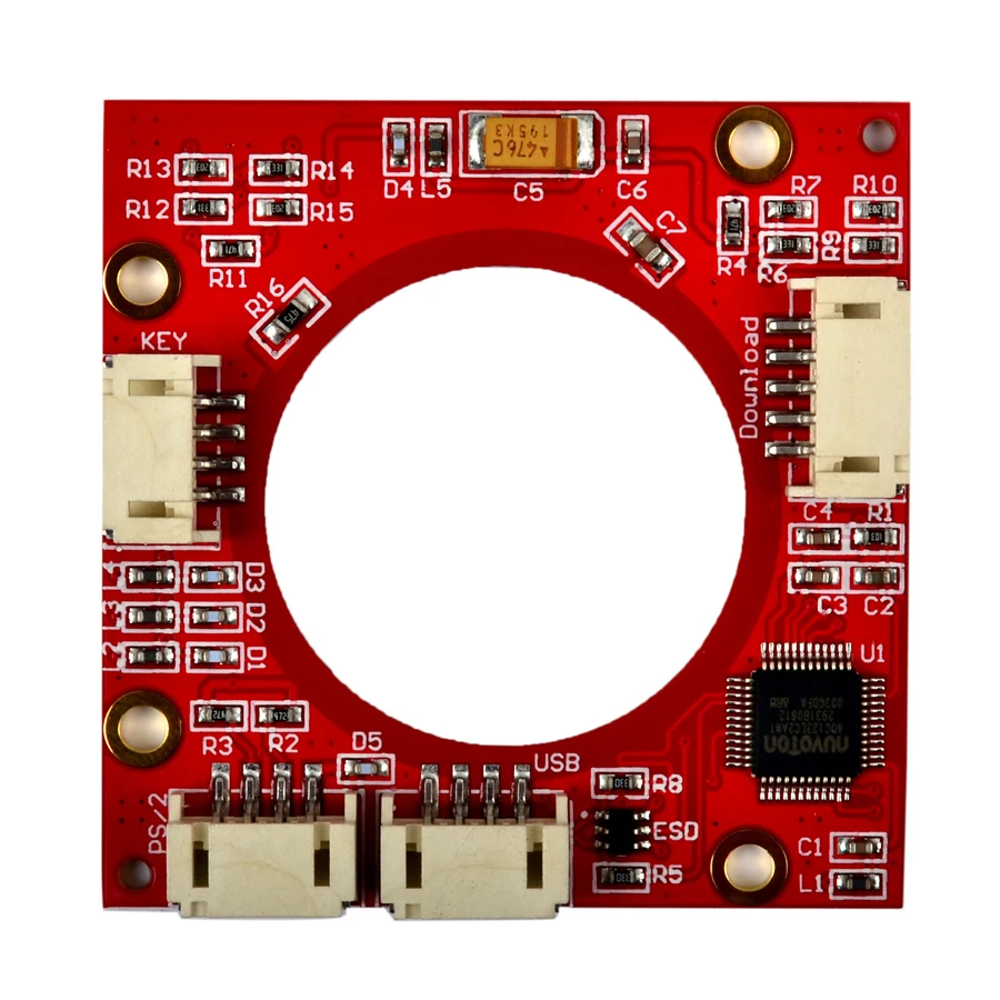 PCB PCBA поставщик трекбол мышь PCBA сборка, PS2/USB интерфейс PCB PCBA единый OEM сервис