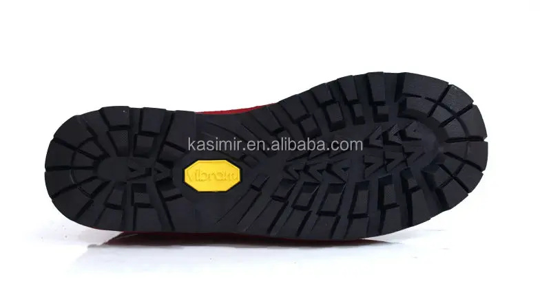 Professional outdoor shoes colorful suede leather hiking shoes