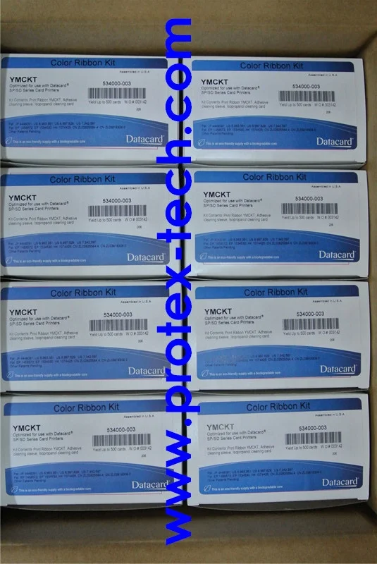 Datacard SP35,SP55,SP75 Color Ribbons,534000-003 YMCKT Ribbons,500 Images