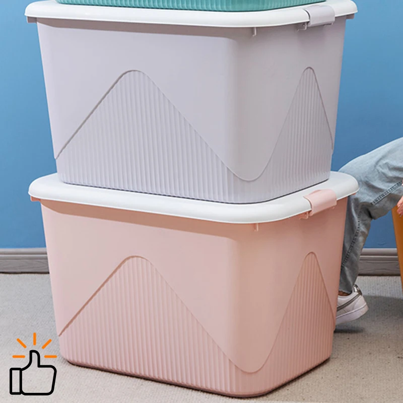Hot Sale Plastic Storage Bins for Closet Organizer Stackable Toy Storage Bins Containers for Organizing