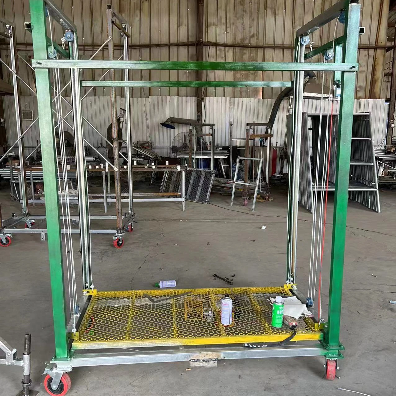 Portable 2m to 10m 500kg Electric Scissors Scaffolding Platform Safe for Construction 110V 220V Battery