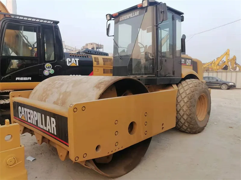 used road roller cat CS583 used Used Caterpillar compactor CS683 CS583 Vibration ROAD ROLLER Compactor caterpillar  for sale