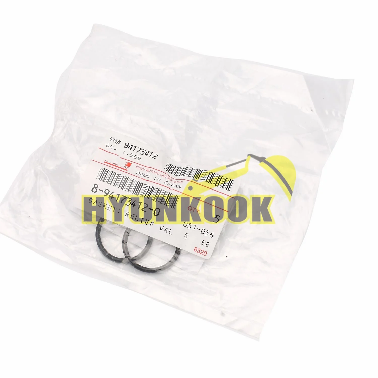  4HK1 двигателя топливной форсунки уплотнительное кольцо 8-94173412-0 8941734120 для ZAX200-3 ZAX300-3 Hitachi ZAXIS экскаватора