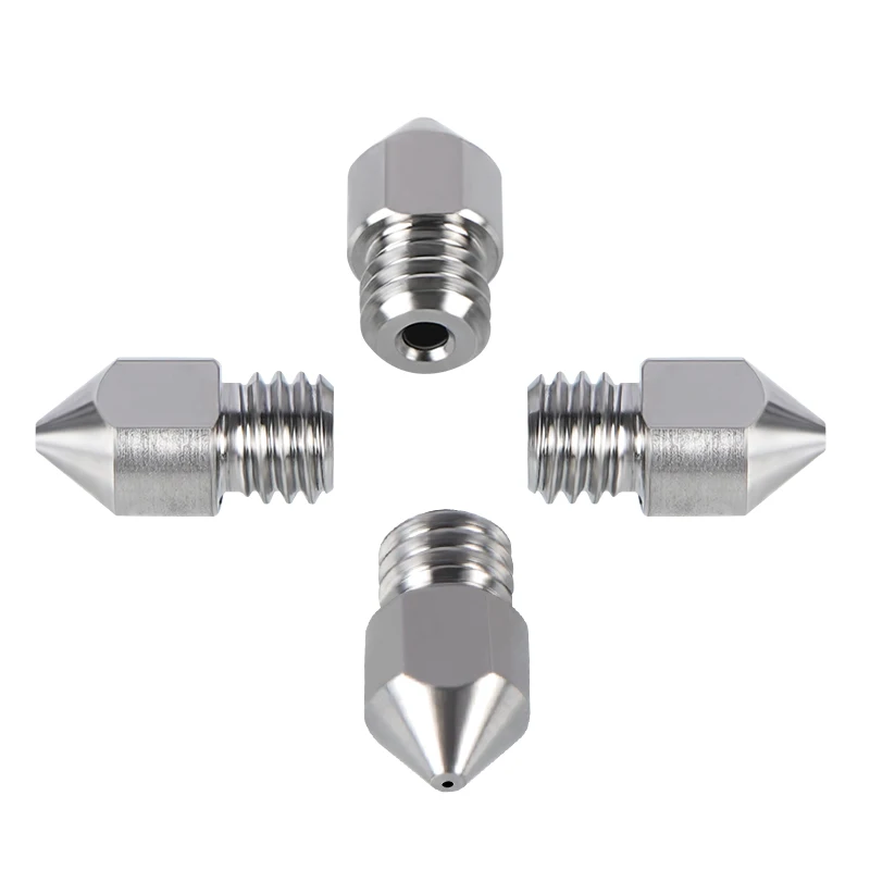 3D Printer Parts 0.2 0.3 0.4 0.5 0.6 0.8 1.0mm Titanium Alloy MK8 Nozzle