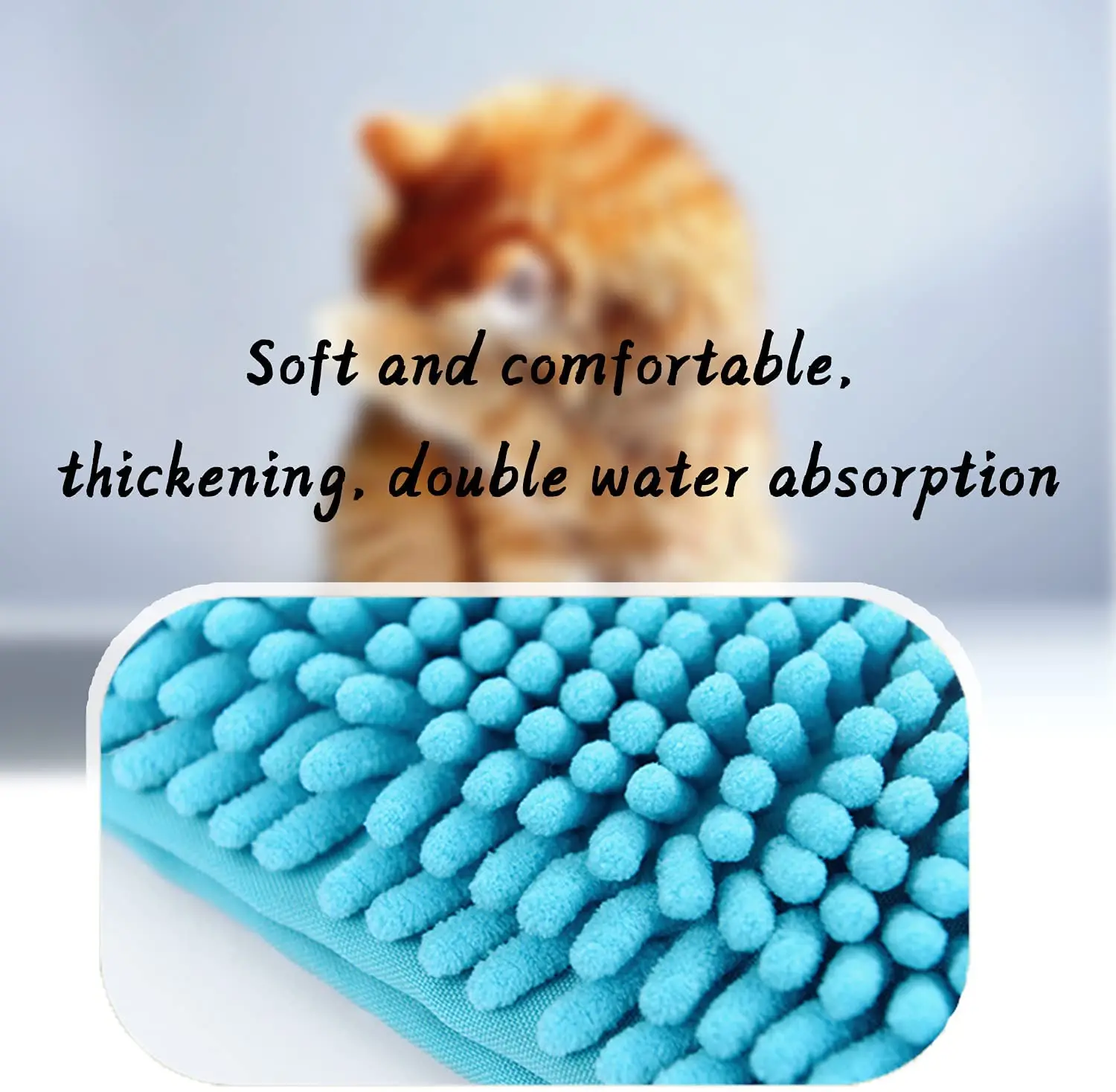 Cat Shower Set- Multifunctional Adjustable Cat Bathing Bag Absorbent Quick Dry Towels Pet Grooming Gloves
