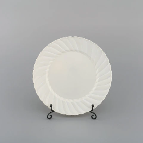 10.25 Inch and 7.5 Inch 216 Pieces Disposable Plastic Dinner Plates