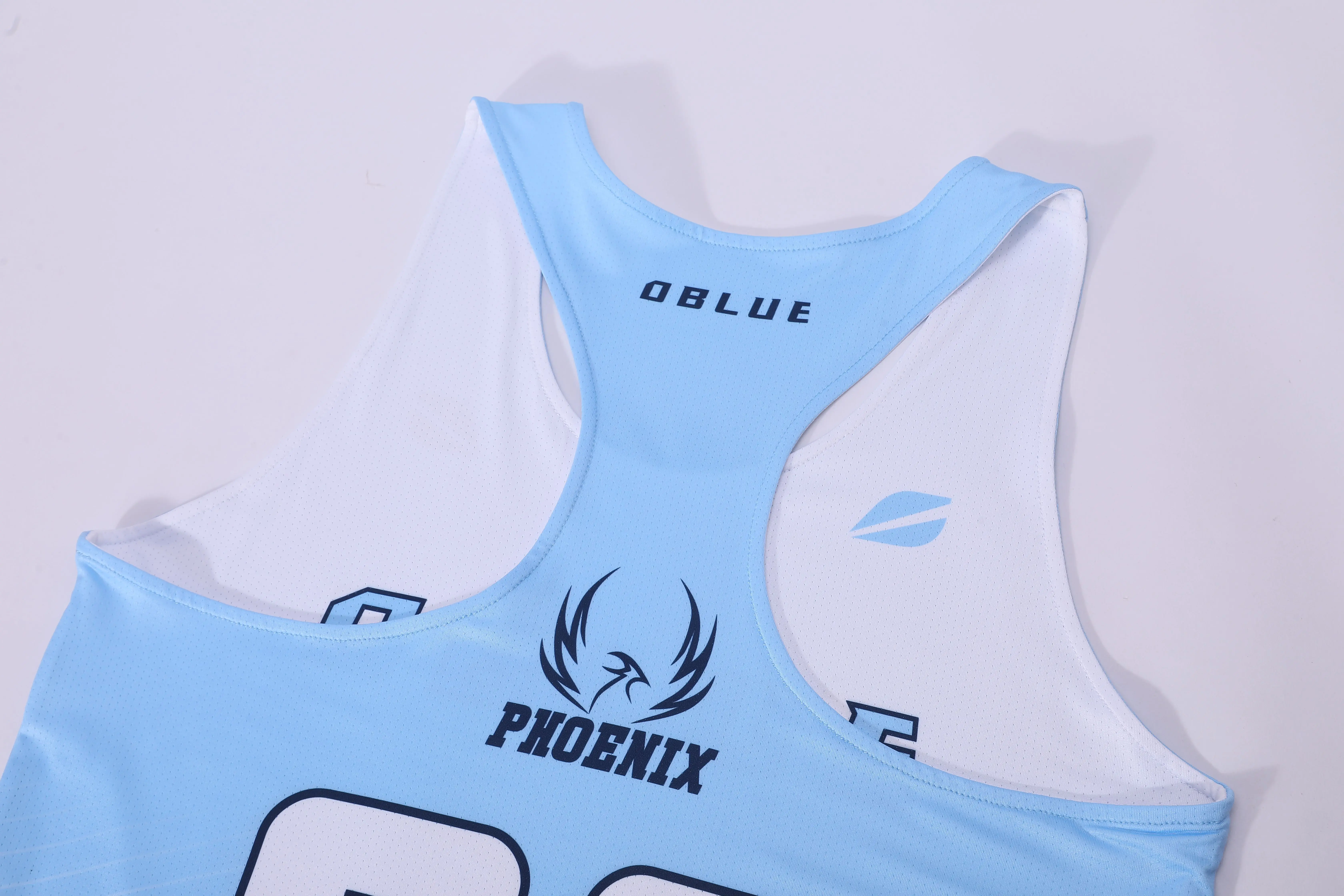 Customized Comfortable Polyester Lacrosse Uniform Sublimated Reversible Double Face Print Pinny Singlets