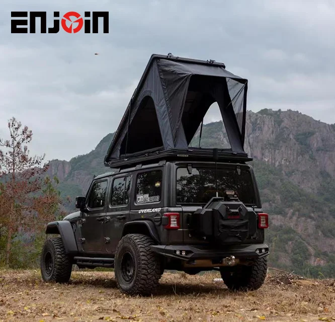 ENJOIN High Quality Hard Shell Roof Tent Aluminum Cover Luggage Rack Aluminum Car Roof Top Tent For Camping