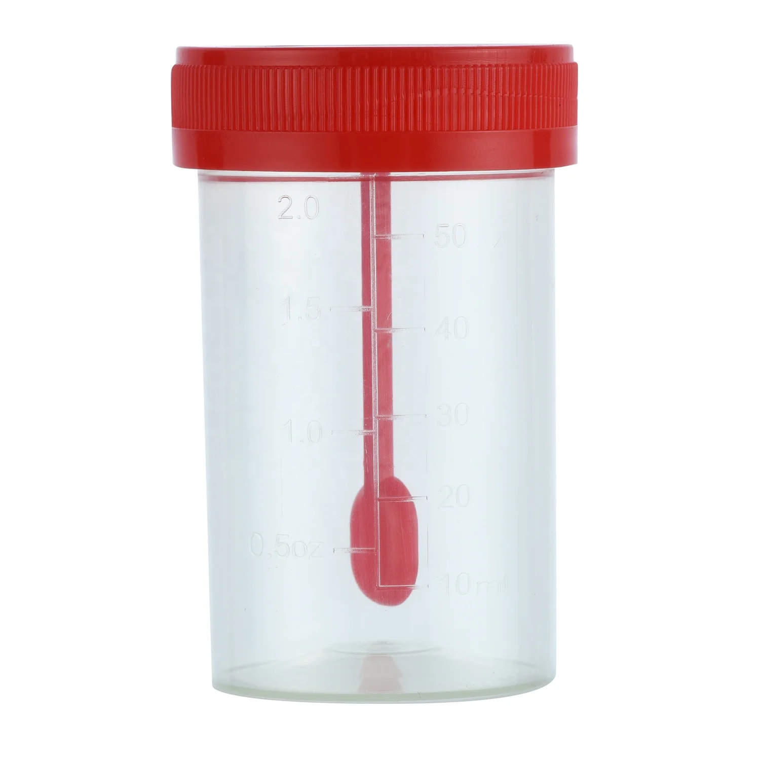Plastic Disposable Medical Sterile Sample Specimen Collection  stool Container  60ml 120ml
