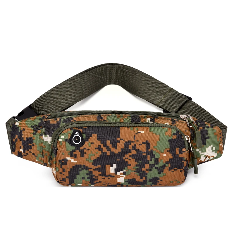 Wholesale Waist Bags Men Camouflage Belt Bag Travel Casual Tactical Fanny Pack Wallet Hiking Chest Bag Outdoor Custom