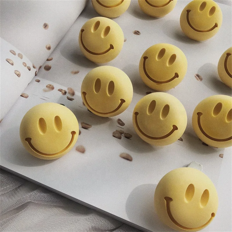 Smile Face Shaped Decorative Essential Oil Fragrance Diffuser Scented Ceramic Aroma Stone