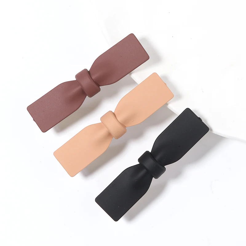 2021 Смола темперамент лук утконоса заколки образец в Корейском стиле модные заколки для волос, 4 вида цветов заколки для волос