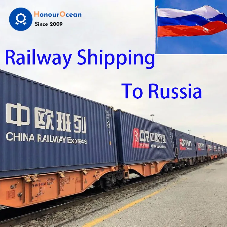 freight forward Direct railway transportation land delivery railway door to door from shenzhen to russia