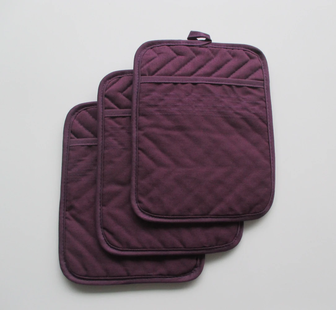 Ready to Ship Item Kitchen Use Heat Resistant Black Oven Mitt with Pocket