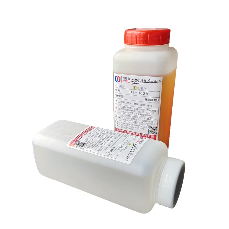 Two component woodworking adhesives drying fast waterproof AB epoxy resin glue