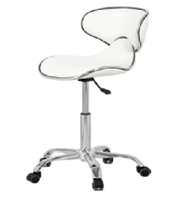 Лидер продаж, салонная мебель, черно-белый мастер-стул с поддержкой спинки, простой дизайн, мастер-стул