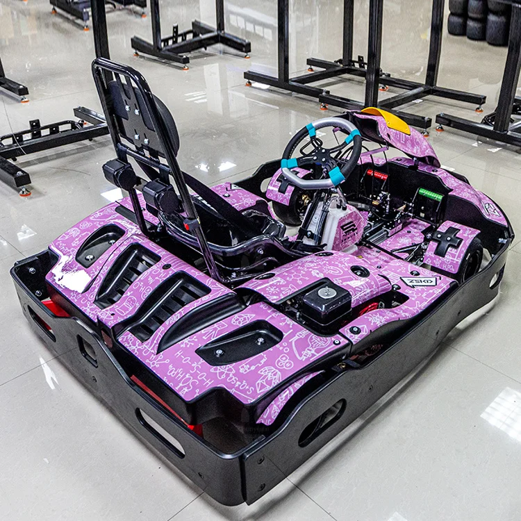 Good Quality Single-Seat 4 Wheel Gasoline Entertainment Go Carts Racing Karts Sets Go-Kart For Adults Racing Kart