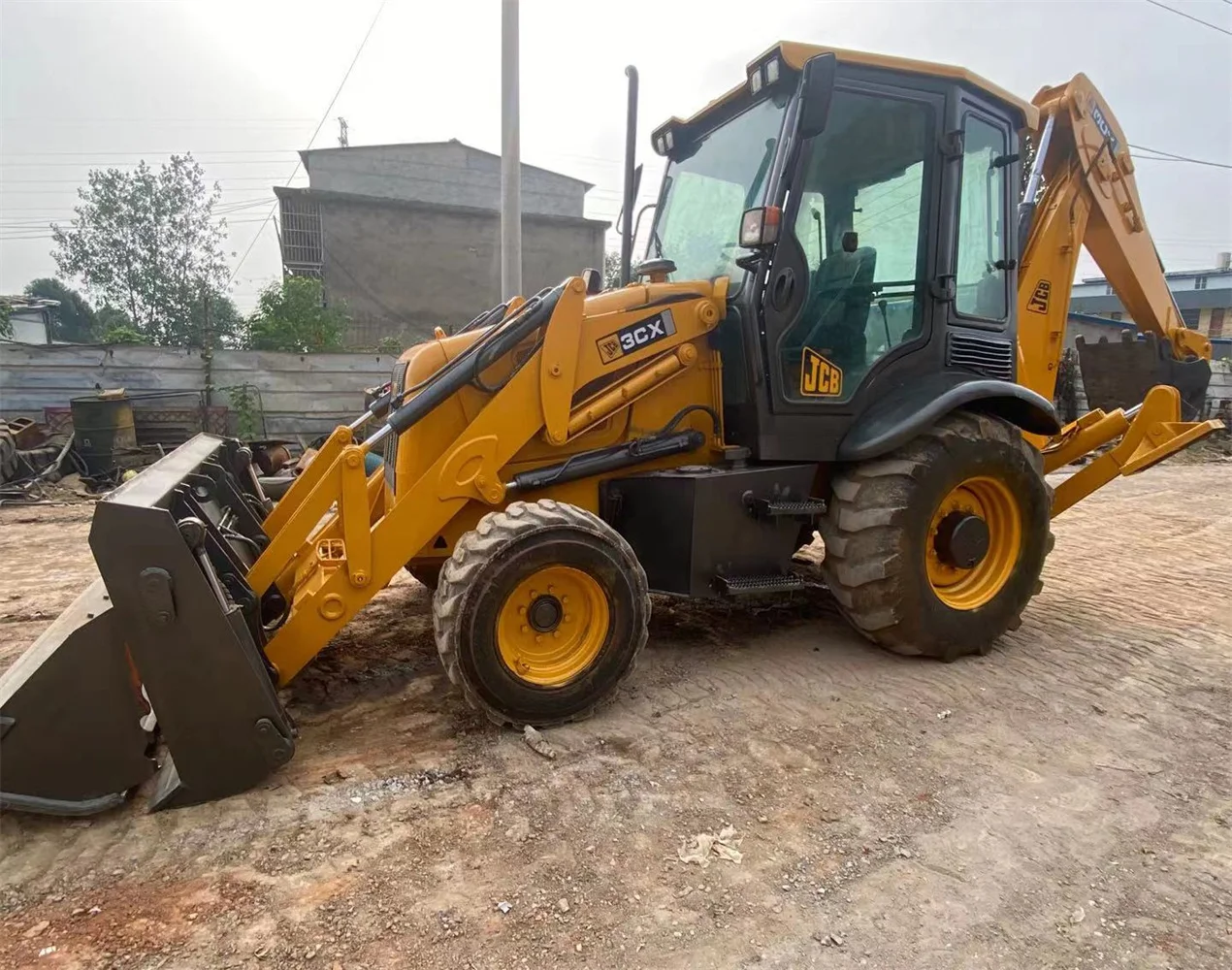 Lower Working Hours Used Original JCB 3cx 4cx backhoe loader second hand wheel loader in Hot Sale with Good Condition