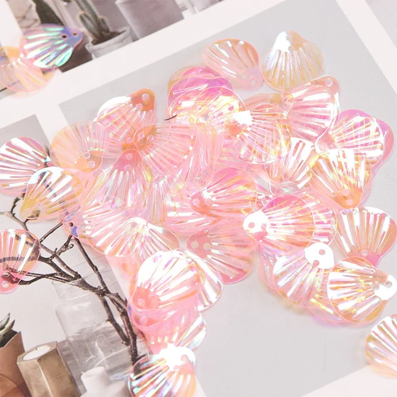 Factory Wholesale High Quality PVC Loose Shell Sequins for Slime DIY Crafts