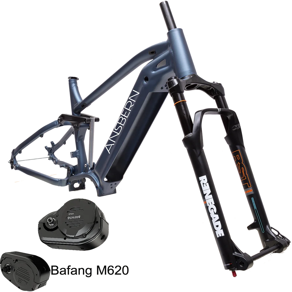 New full suspension e-bike MTB frame enduro carbon electric bike frame bicycle