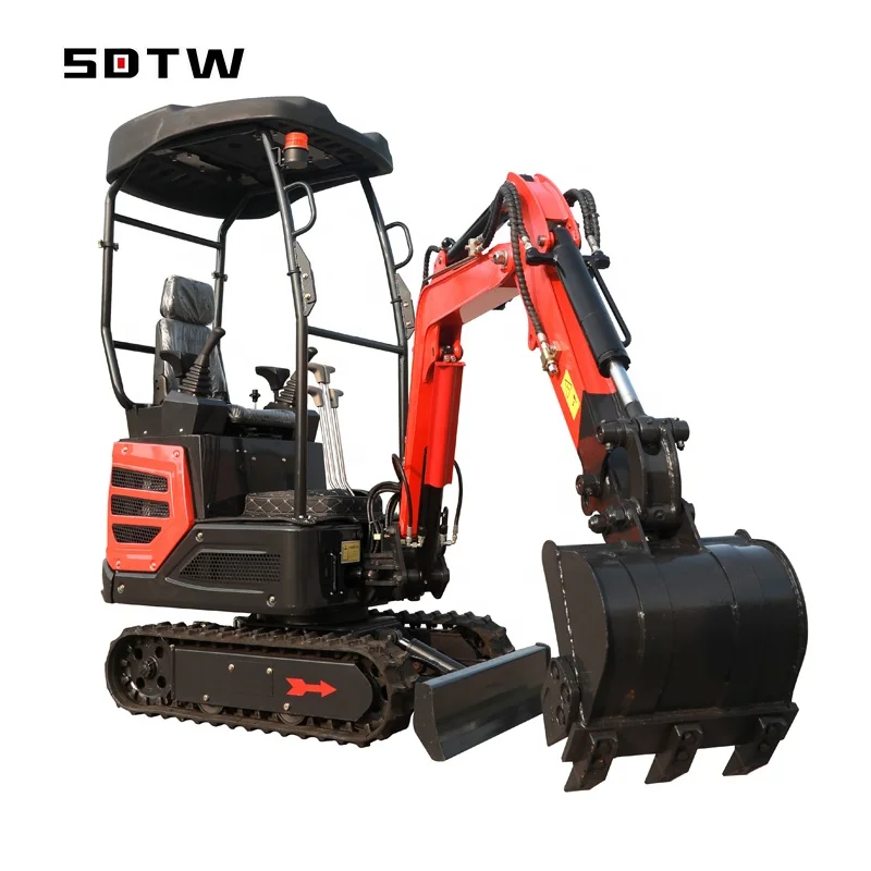 Smallest Small digger Crawler Compact Mini Excavator 1100kg 1ton 1.2 Tonne 13.5kw with Briggs Stratton EURO V or EPA
