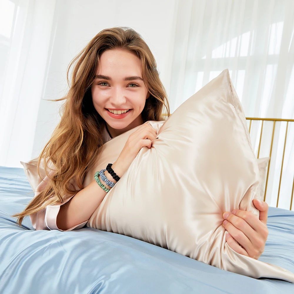 100% наволочка из чистого атласа и