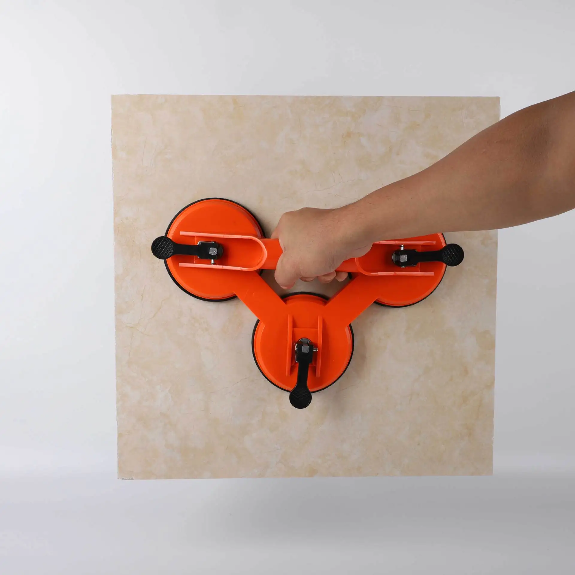 flooring vibrating suction cup level tiles Double claw cup glass Tile Lifter Strong Sucker Rubber Suction Cup for ceramics