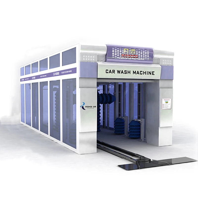 CC-695 Risense Brand China Top Tunnel Car Wash Machine Car Washer Car Washing Equipment and System