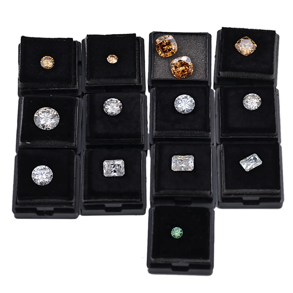 Baifu ювелирные изделия высшего Качества Свободные Круглые Белые бриллиантовые