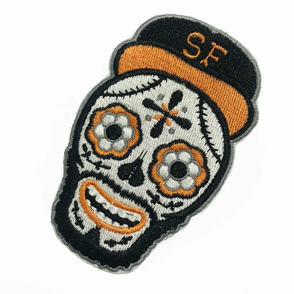  wholesale brand embroidered iron on custom