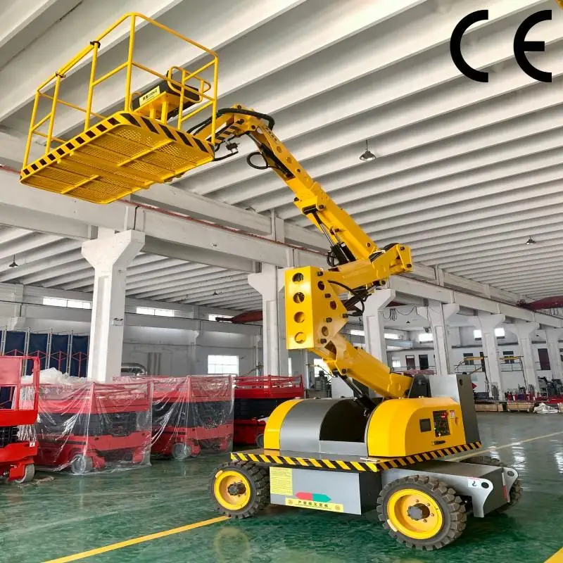 Big promotion hydraulic electric self propelled boom lift for outdoor events