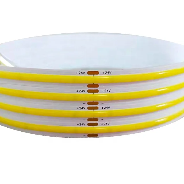 Super Uniform Light emitting 16W 24V Flexible Strip led cob Light