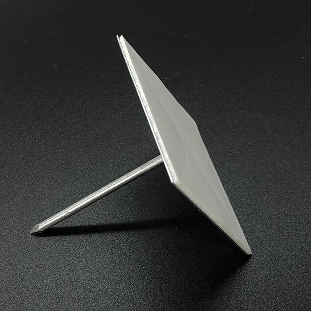 Glass Wool Insulation Spindle Pin 50MM Base For Soundproof Fabrics