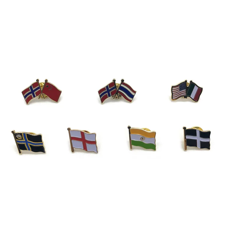 Factory Personalized Sakura Metal Pin Soft Enamel Flower Lapel Pins Custom Brooch Hat Pins For Souvenir