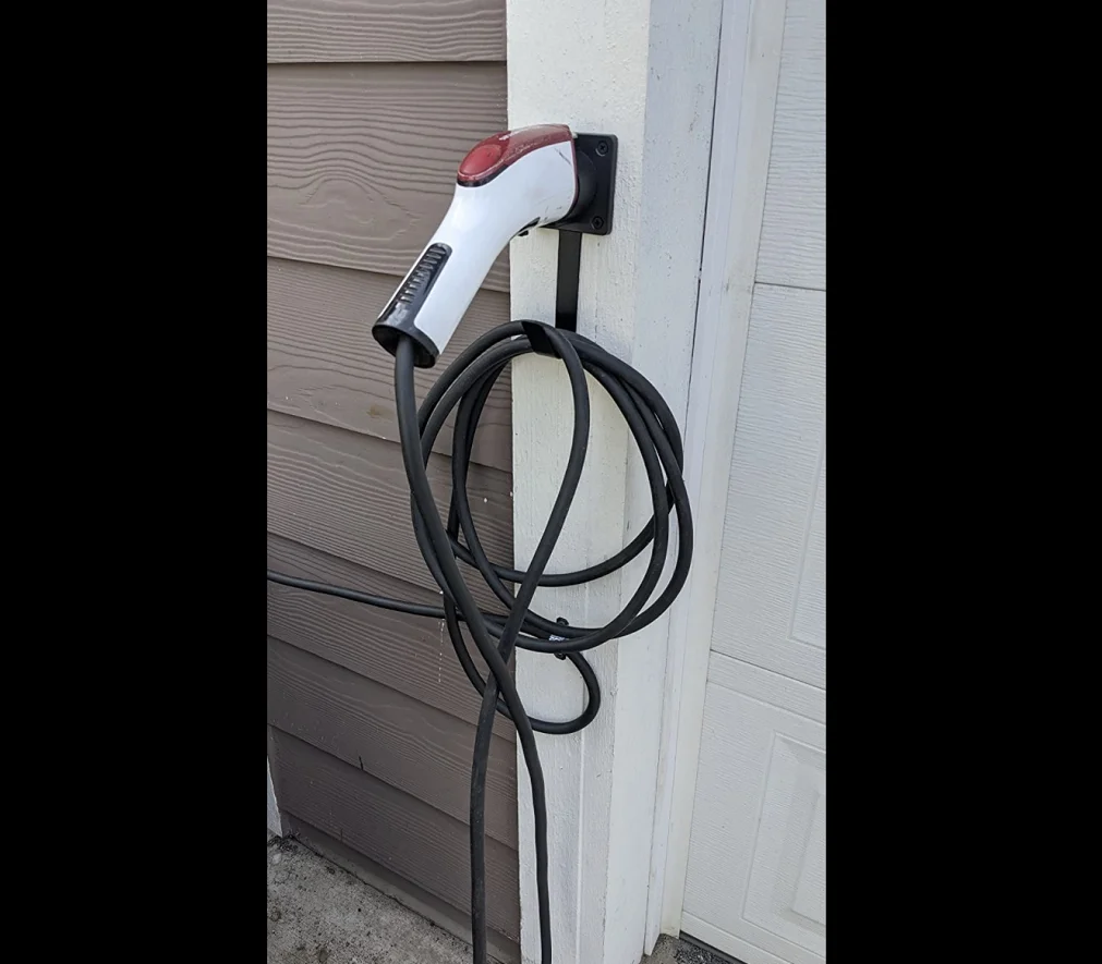 electric vehicle Car charging wall mount type 2 socket  IEC 62196  AC EV charger plug Holder