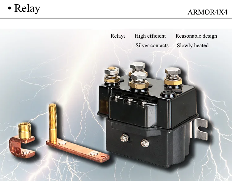 12500lbs 12v/24v electric winch  offroad 4x4 car cable winch with synthetic rope