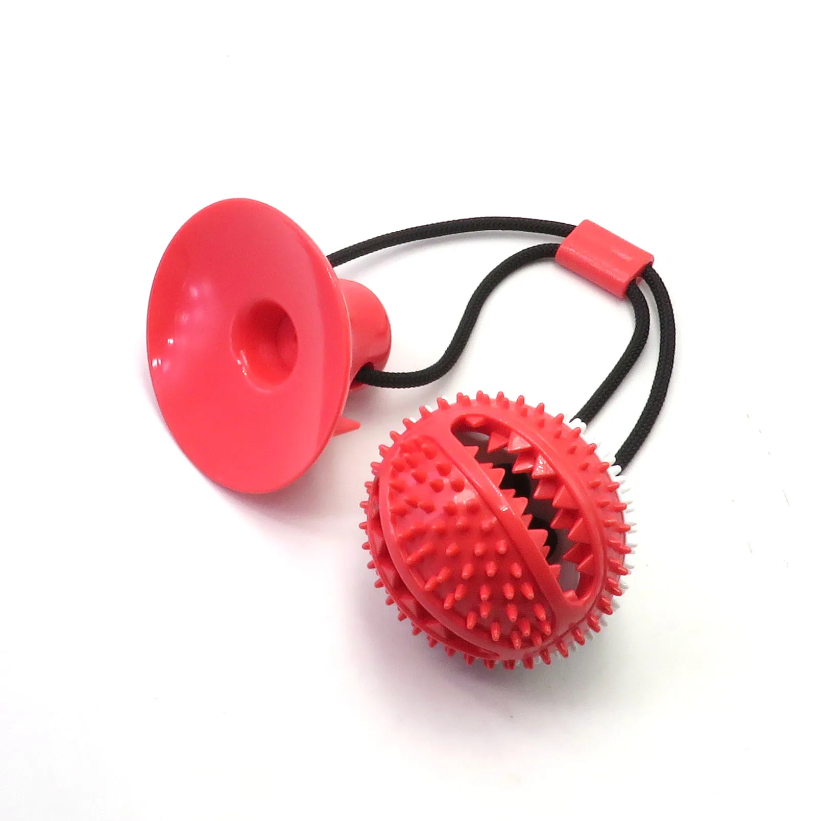 Мяч для щенков на присоске, мяч для укусов для домашних животных, игрушка, многофункциональный мяч для чистки зубов, игрушка для жевания домашних животных