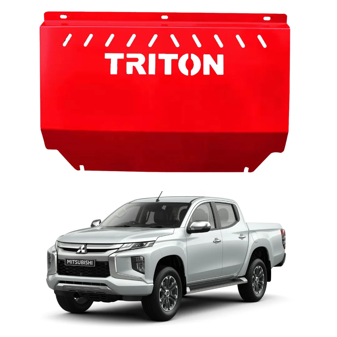 car steel front bumper skid plate guard engine for Mitsubishi Triton L200 2015- 2018 Engine Guard Cover