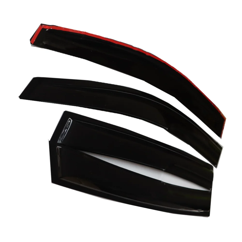 12-year factory car door wind deflectors truck door window rain guards automobile vent shades for kia sephia