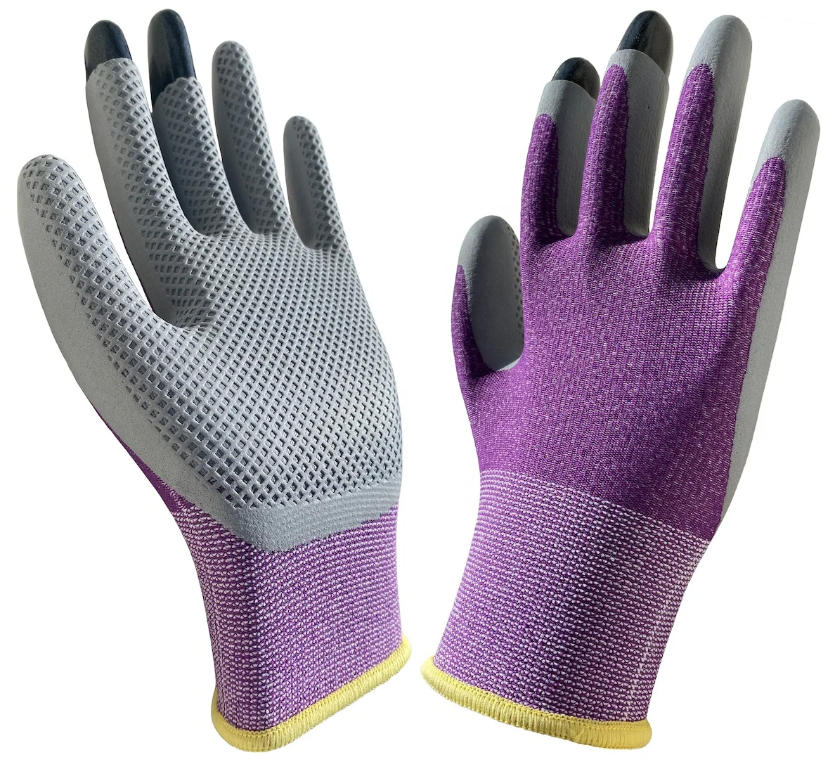 18 Gauge Blue Nylon No DMF Water Based PU Dipped Anti Static ESD Safety Glove