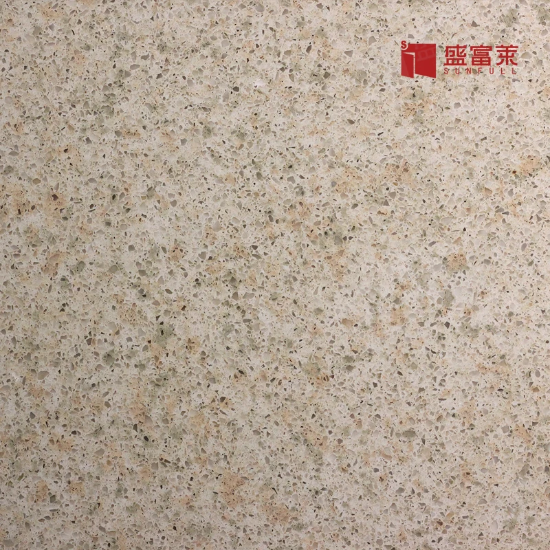  China factory custom artificial white quartz stone