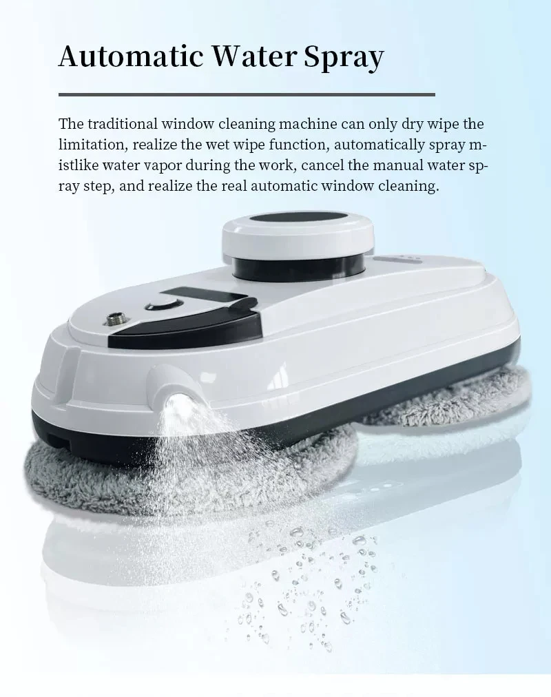 Window Cleaning Robot High Suction Electric Window Cleaner Robot Anti-falling Remote Control Robot Vacuum Cleaner