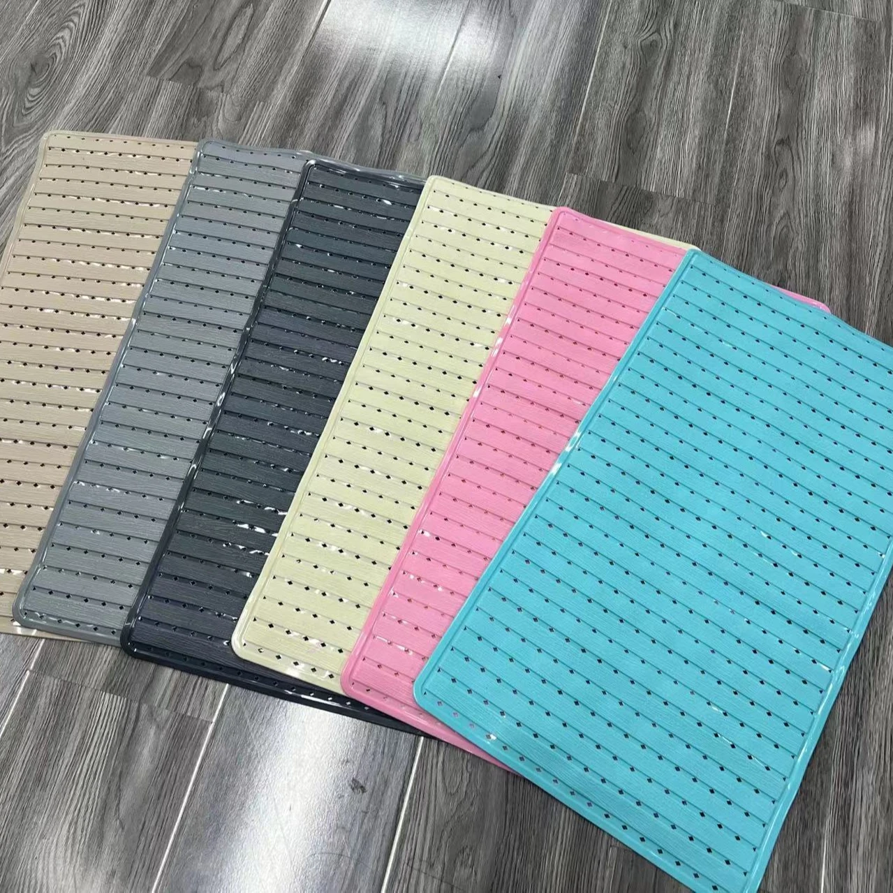 Новый дизайн, коврик для ванной из ПВХ, нескользящий супер-всасывающий коврик для ванной, индивидуальный цветной коврик для ванной