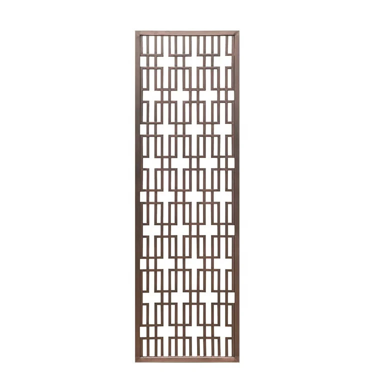 High quality stainless steel Chinese style office partition screen  Carved Metal Privacy Screens partition screen india