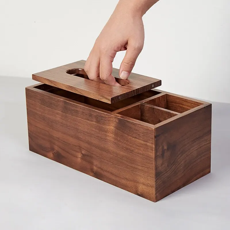 Hot selling of new products wood and Bamboo tissue box suppliers for Environmentally friendly and durable daily necessities