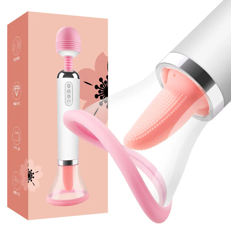 Special Wholesale Magic Tongue Vibrator Heat Pump Clitoris Sucking Tongue Simulator Vibrator Ladies clitoral sucking vibrator