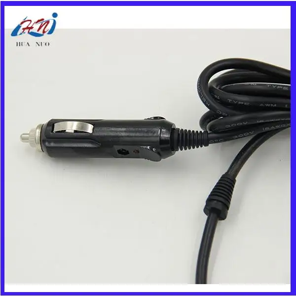 Car cigarette lighter terminal harness German cigarette lighter plug extension wire 12-24V cigarette lighter bullet head harness