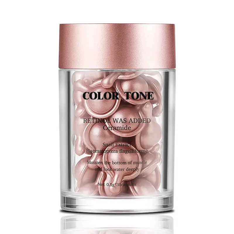 Oem Odm Anti Wrinkle Moisturizing Retinol Ceramide Capsules Improve Texture And Tone For Daily Use