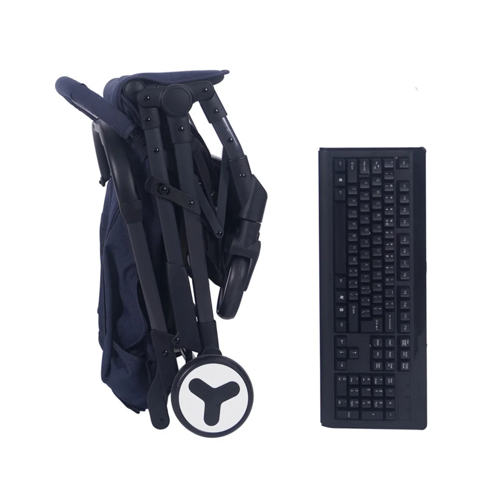 Infant car seat and stroller detachable handlebar sports pushchair shock absorber jogging pram one click folding carriage